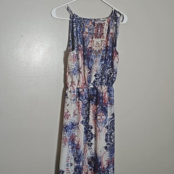 Freeway Halter Maxi Dress Sz Medium - Picture 8 of 11